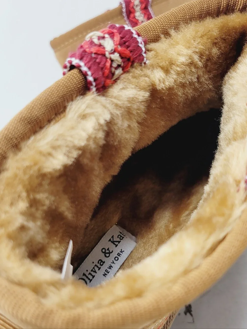 Olivia & Kate Rainy Ultra Mini Chestnut Platform Boots